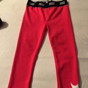 Little girls Nike dry fit pants